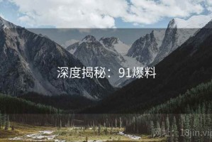 深度揭秘：91爆料