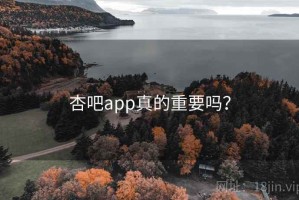 杏吧app真的重要吗？