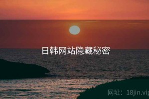 日韩网站隐藏秘密