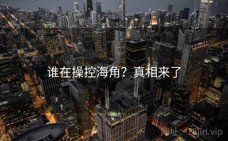 谁在操控海角？真相来了