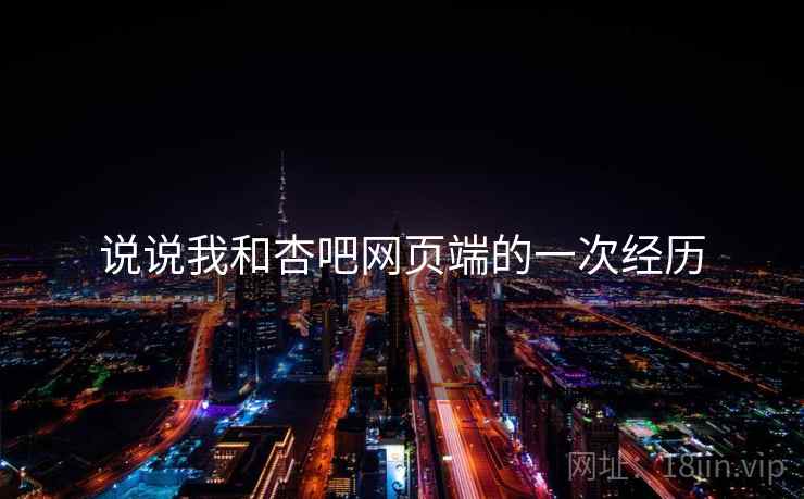 说说我和杏吧网页端的一次经历