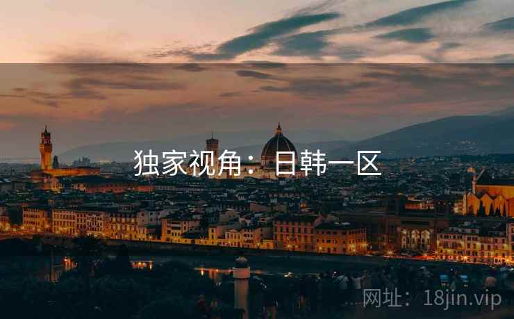 独家视角:日韩一区 独家视角:日韩一区