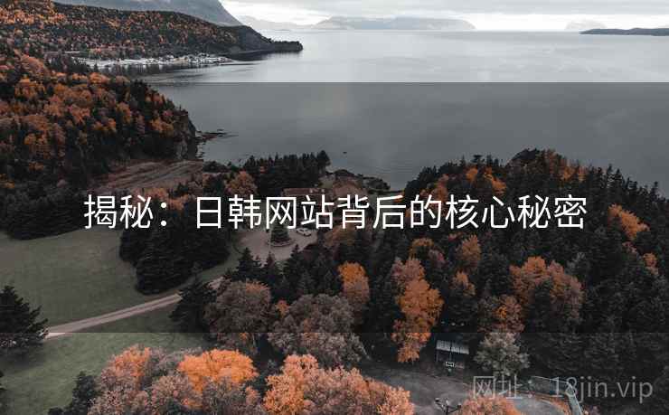 揭秘:日韩网站背后的核心秘密 揭秘:日韩网站背后的核心秘密